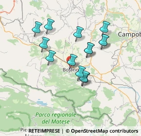 Mappa Via Gino Di Biase, 86021 Bojano CB, Italia (6.46)
