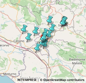 Mappa Viale S. Nicandro, 86079 Venafro IS, Italia (9.70765)