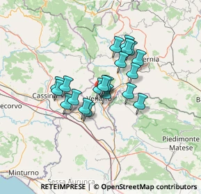 Mappa Via Maiella, 86079 Venafro IS, Italia (10.29)