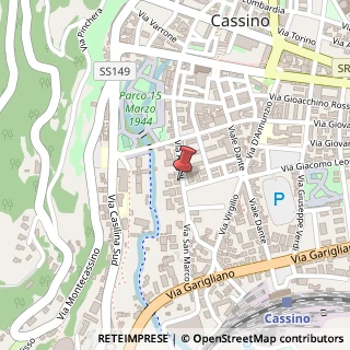 Mappa Via Arigni, 142, 03043 Cassino, Frosinone (Lazio)