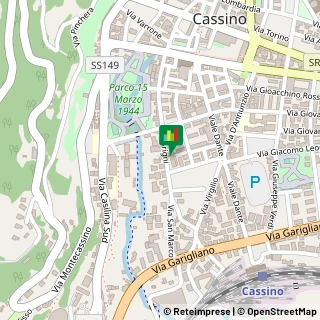 Mappa Via Arigni, 135, 03043 Cassino, Frosinone (Lazio)