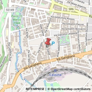 Mappa Viale Dante, 140, 03043 Cassino, Frosinone (Lazio)