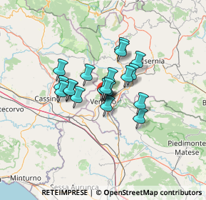 Mappa Via Colle, 86079 Venafro IS, Italia (9.033)