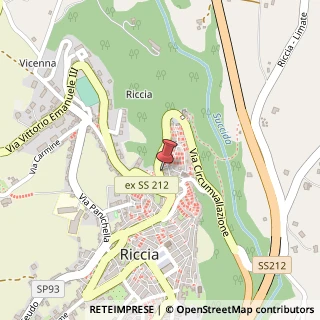 Mappa Viale F. Ciccaglione, 10, 86016 Riccia, Campobasso (Molise)