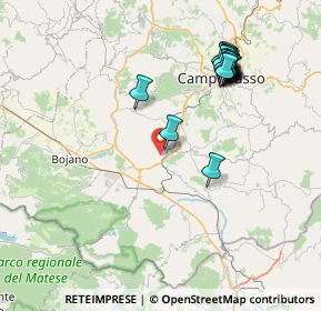 Mappa 86019 Vinchiaturo CB, Italia (8.85)