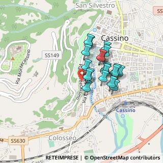 Mappa Via Gaetano Di Biasio Incrocio Montecassino, 03043 Cassino FR, Italia (0.3305)