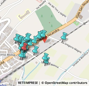 Mappa Viale San Nicandro, 86079 Venafro IS, Italia (0.23333)