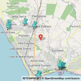 Mappa Via Sessa Aurunca, 00042 Anzio RM, Italia (3.79083)