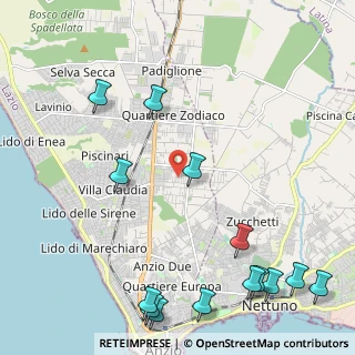 Mappa Via Sessa Aurunca, 00042 Anzio RM, Italia (3.21286)