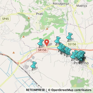 Mappa Via setina di ceriara, 04015 Priverno LT, Italia (2.667)