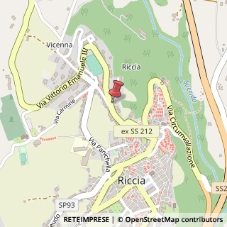 Mappa Via Vittorio Emanuele, 6, 86016 Riccia, Campobasso (Molise)