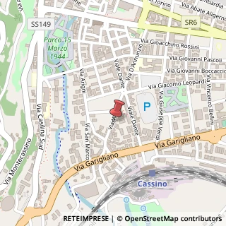 Mappa Via Virgilio, 45, 03043 Cassino, Frosinone (Lazio)