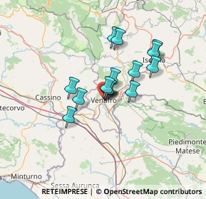 Mappa Via Licinio, 86079 Venafro IS, Italia (9.906)