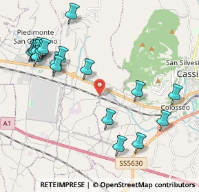 Mappa Via Ponte a Cavallo, 03030 Villa Santa Lucia FR, Italia (2.6285)
