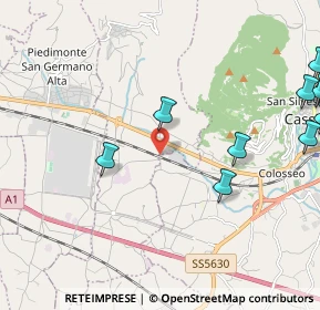 Mappa Via Ponte a Cavallo, 03030 Villa Santa Lucia FR, Italia (3.31333)