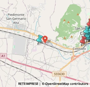 Mappa Via Ponte a Cavallo, 03030 Villa Santa Lucia FR, Italia (3.9125)