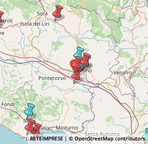 Mappa Via Ponte a Cavallo, 03030 Villa Santa Lucia FR, Italia (24.64143)