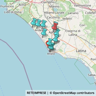 Mappa Via della Stazione, 00042 Anzio RM, Italia (9.44167)