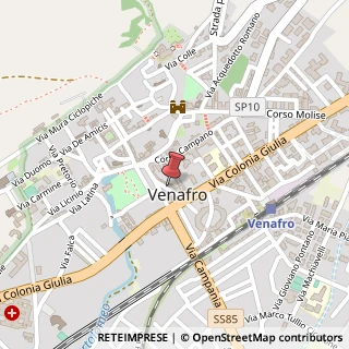 Mappa Via Anfiteatro, 15, 86079 Venafro, Isernia (Molise)