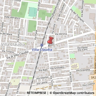 Mappa Via di Villa Claudia, 53g, 00042 Anzio, Roma (Lazio)