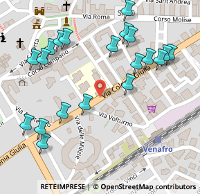 Mappa Via Colonia Giulia, 86079 Venafro IS, Italia (0.1545)