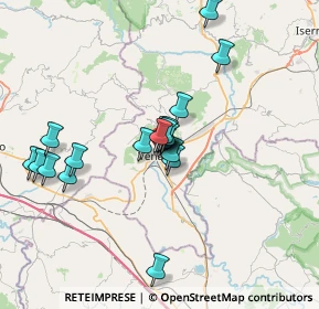 Mappa Via Colonia Giulia, 86079 Venafro IS, Italia (6.105)