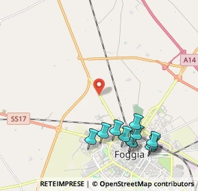 Mappa Via San Severo, 71122 Foggia FG, Italia (2.61545)