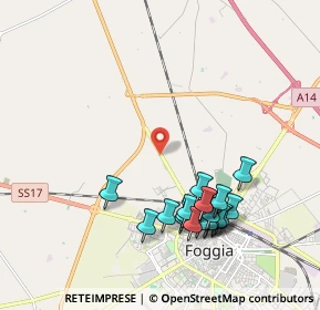 Mappa Via San Severo, 71122 Foggia FG, Italia (2.249)