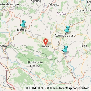 Mappa Via San Bartolomeo, 86021 Bojano CB, Italia (44.26615)