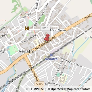 Mappa Via Colonia Giulia, 230, 86079 Venafro, Isernia (Molise)