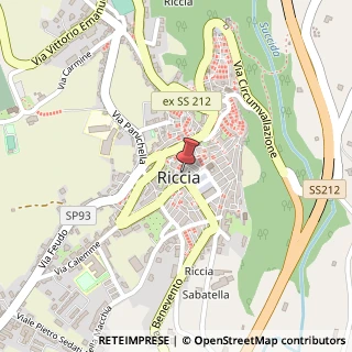 Mappa Piazza Umberto I, 4, 86016 Riccia CB, Italia, 86016 Molise, Molise (Molise)