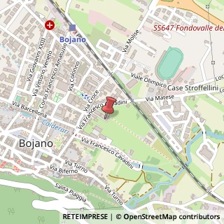 Mappa Via F. Cavadini s.n.c, 86021 Bojano CB, Italia, 86021 Bojano, Campobasso (Molise)