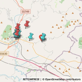 Mappa Via San Paolo, 03044 Cervaro FR, Italia (4.71067)