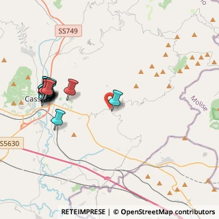Mappa Via San Paolo, 03044 Cervaro FR, Italia (5.2035)