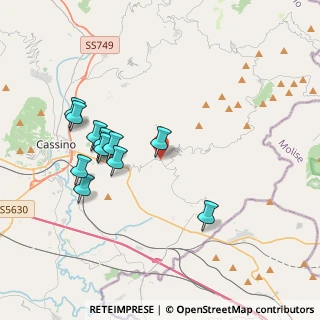 Mappa Via San Paolo, 03044 Cervaro FR, Italia (3.89917)