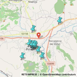 Mappa SR156var, 04015 Priverno LT, Italia (1.83083)