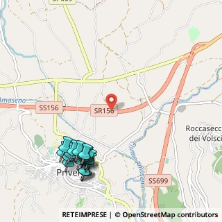 Mappa SR156var, 04015 Priverno LT, Italia (1.404)