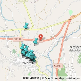 Mappa SR156var, 04015 Priverno LT, Italia (1.256)