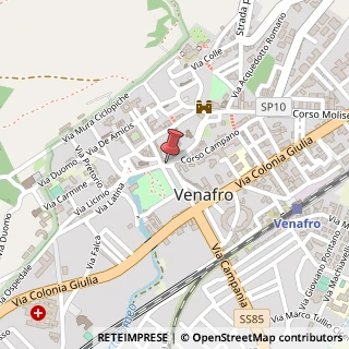 Mappa Piazza Vittorio Emanuele II, 17, 86079 Venafro, Isernia (Molise)