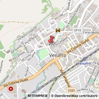 Mappa Piazza Vittorio Emanuele II, 21, 86079 Venafro, Isernia (Molise)