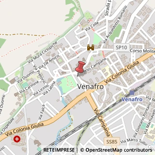 Mappa Via Gregorio XVI, 8, 86079 Venafro, Isernia (Molise)