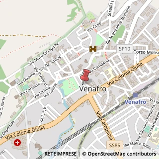 Mappa Via dei Mulini, 2, 86079 Venafro, Isernia (Molise)