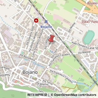 Mappa Via dei Frentani, 13, 86021 Bojano, Campobasso (Molise)