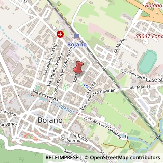 Mappa Via Colonno,  43, 86021 Bojano, Campobasso (Molise)