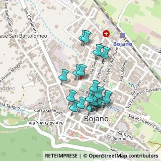 Mappa Via Girolamo Pallotta, 86021 Bojano CB, Italia (0.1995)