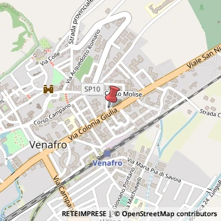 Mappa Via Amerigo Vespucci, 4, 86079 Venafro, Isernia (Molise)