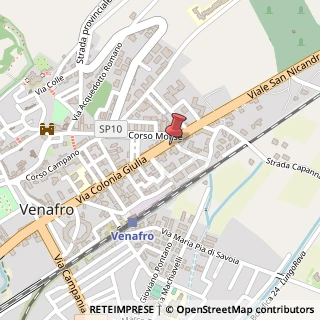 Mappa Via Colonia Giulia, 342, 86079 Venafro, Isernia (Molise)