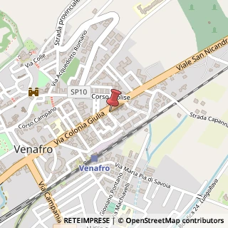 Mappa Via Colonia Giulia, 250, 86079 Venafro, Isernia (Molise)