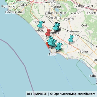 Mappa Via dei Lillà, 00042 Anzio RM, Italia (9.23333)