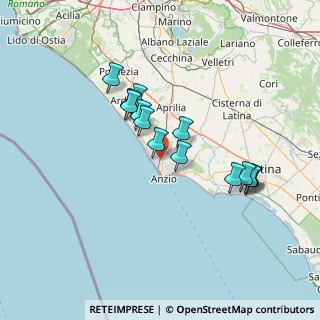 Mappa Via Padova, 00042 Anzio RM, Italia (13.06571)